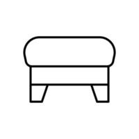 Chair isolated icon design template vector