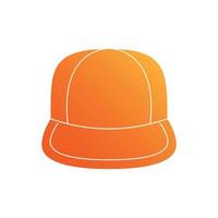 plantilla de diseño de icono aislado de sombrero snapback vector