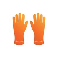 Gloves isolated icon design template vector