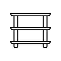 Cabinet isolated icon design template vector