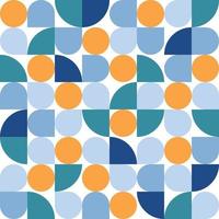 Geometry minimalistic seamless pattern with simple shape and figure. vector