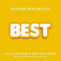 efecto de texto editable mejor estilo de texto vector premium