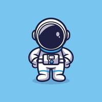 Astronaut design technology vector icon