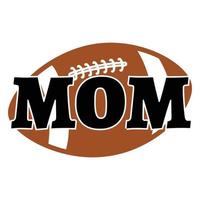 Mom, soccer, design element vector