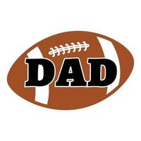 Dad , soccer , design element vector