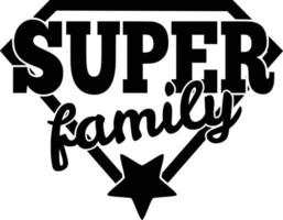 súper familia, diseño vector