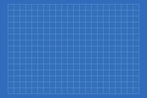 Blank Blueprint grid background. Blue lined architecture backdrop. Vector illustration