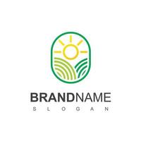 Farm Logo Design Template vector