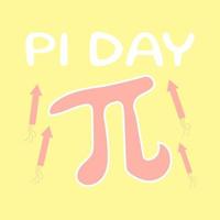 Pi Day Design v5 vector