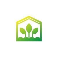 greenhouse icon on white, vector