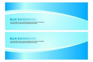 Light Blue Banner With Shapes vector