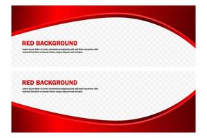 Shiny Red Wavy Headers Background vector