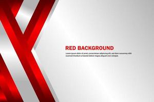 Red White Luxury Abstract Background vector