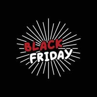 Black Friday template vector