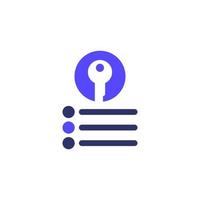 key takeaway icon, vector design