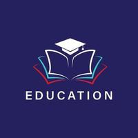 diseño de logotipo de educación. ilustración vectorial, logotipo vectorial vector