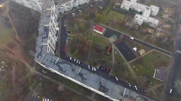 edificio más largo del mundo ubicado en lutsk, ucrania. volyn obast. video