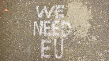 Written statement on the ground we need EU. Integration process to EU concept