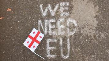 Written statement on the ground we need EU. Integration process to EU concept video