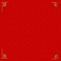 fondo rojo del año nuevo chino. vector