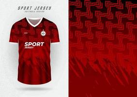 mockup background for sports jersey red pattern vector