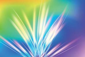 Prism backdrop. Rainbow lights background. vector