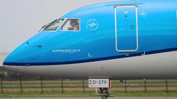 Cockpit of KLM Airlines