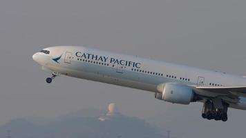 Cathay Pacific departure video
