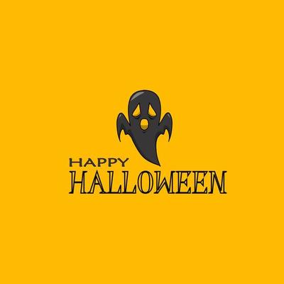 Happy Halloween Background vector illustration. Spooky monster poster design