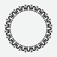 Free Vector vintage frame on a white background