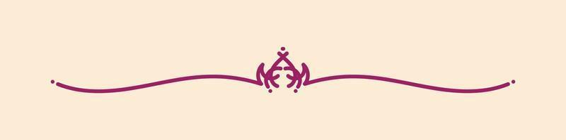elegant design element. Vector devider