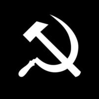 soviet banner black white vector