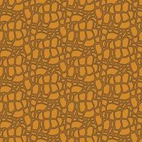 brown seemless pattern in raptile skin style background vector