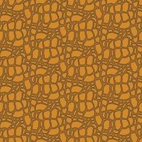 brown seemless pattern in raptile skin style background vector