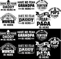 Fathers Day Bundle Design vector