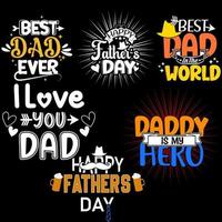 Fathers Day Bundle vector