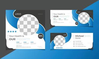 Social media post and banner design vector