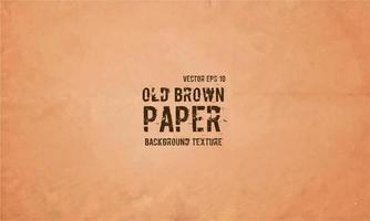 plantilla de textura de fondo marrón de papel antiguo. pasos vectoriales 10 vector