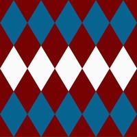 blue and white square arrangement on a red background vector