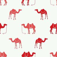 Ramadan Random Style, Camel Pattern Seamless vector