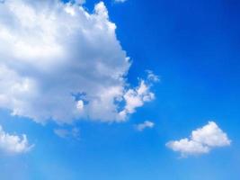 blue sky with cloud background. Selective focus. Copy space photo