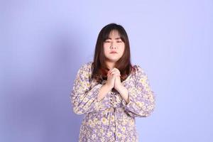 Chubby Asian Woman photo