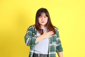 Chubby Asian Woman photo