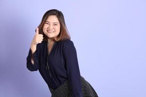 Chubby Asian Woman photo