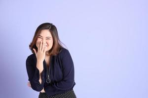 Chubby Asian Woman photo