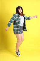 Chubby Asian Woman photo