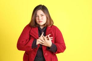 Chubby Asian Woman photo