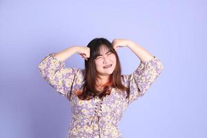 Chubby Asian Woman photo