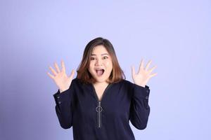 Chubby Asian Woman photo