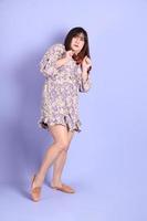 Chubby Asian Woman photo